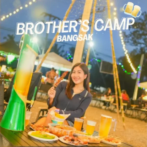 รีวิว Brother’s Camp Market หาดบางสัก พังงา จุดแฮงก์เอาต์ 2026