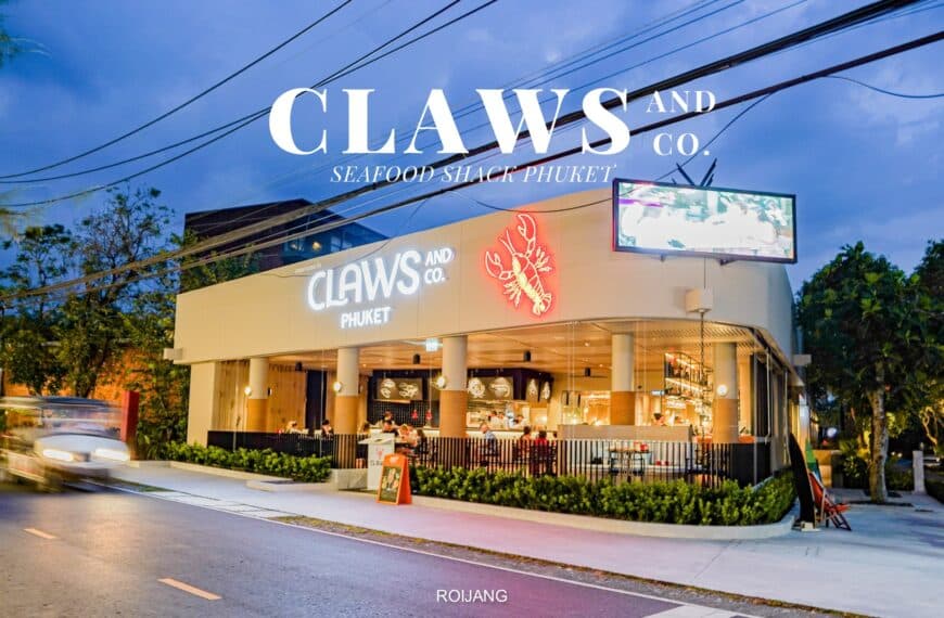 ร้านอาหารชื่อ Claws and Co ตรงหัวมุมถนน