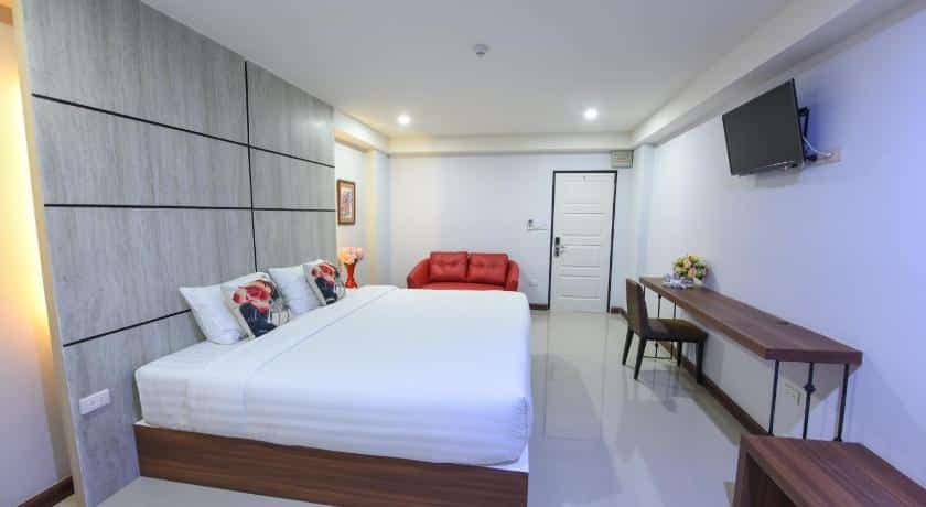 โรงแรมท่าศาลามีเตียงนอนนุ่มสบายในห้องพักเพื่อให้แขกได้พักผ่อนระหว่างการเข้าพัก โขงเจียมที่พัก