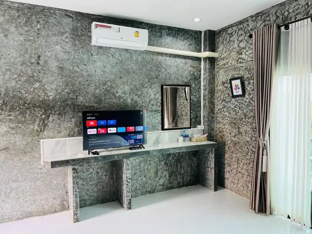 ที่พักน่าน: ห้องพักที่มีทีวีและประ ที่พักบนดอยแม่สลอง