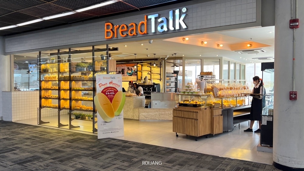 Bread talk ที่ศูนย์อาหารสุวรรณภูมิ ร้านอาหารสนามบินดอนเมือง