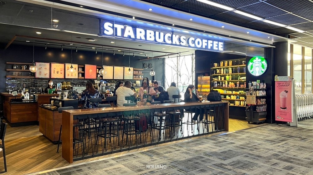 ร้านกาแฟ Starbucks ในศูนย์อาหารสนามบินสุวรรณภูมิ ร้านอาหารสนามบินดอนเมือง