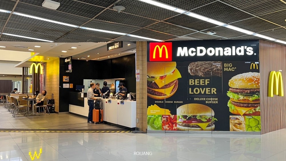 ร้านอาหารแมคโดนัลด์ที่สนามบินสุวรรณภูมิ ร้านอาหารสนามบินดอนเมือง