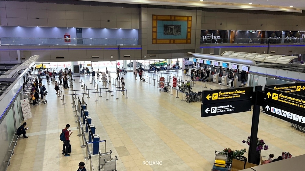 สนามบินอันพลุกพล่านพร้อมศูนย์อาหารที่เจริญรุ่งเรืองในสุวรรณภูมิ ร้านอาหารสนามบินดอนเมือง