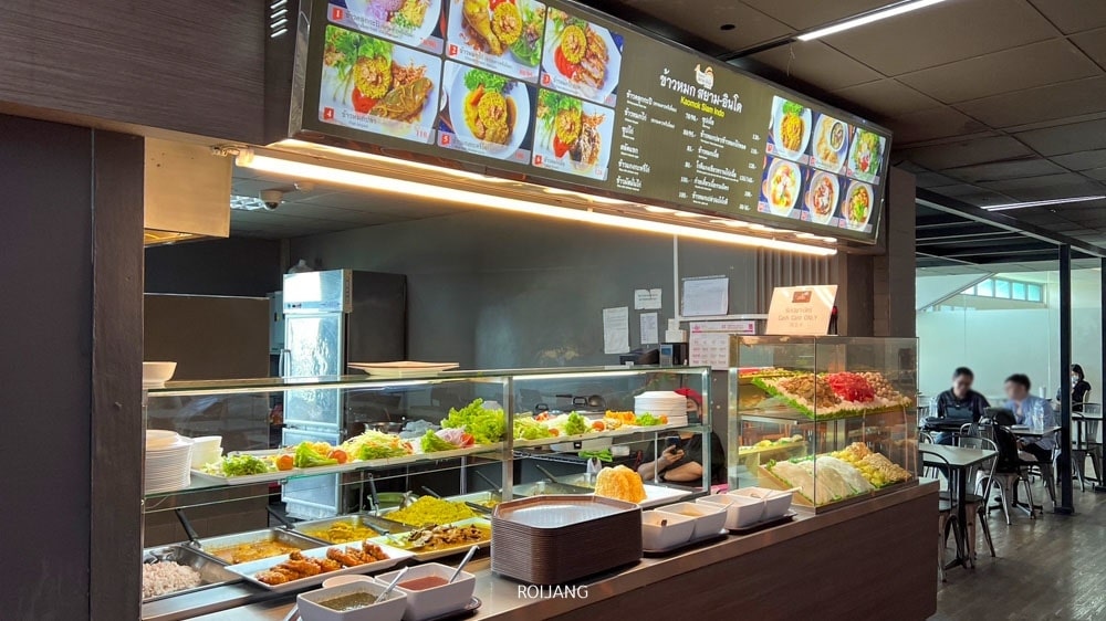 ศูนย์อาหารที่มีอาหารมากมาย ร้านอาหารสนามบินดอนเมือง