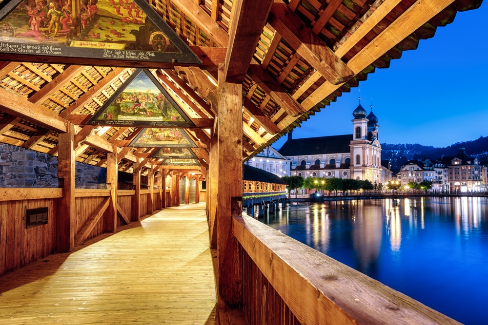 ที่เที่ยวสวิตเซอร์แลนด์ สะพานไม้ที่เก่าแก่ที่สุดในโลก