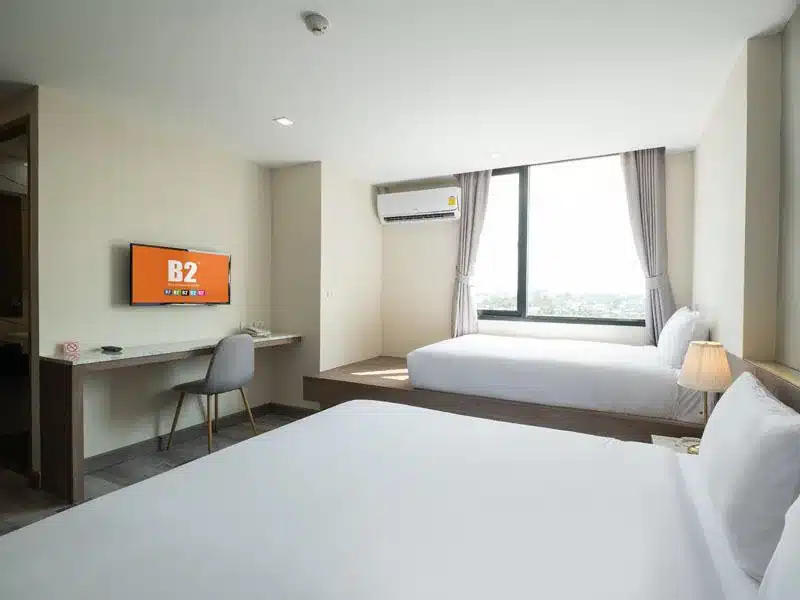 โรงแรมนครราชสีมา ที่พักด้วยห้องพักที่มีเตียง