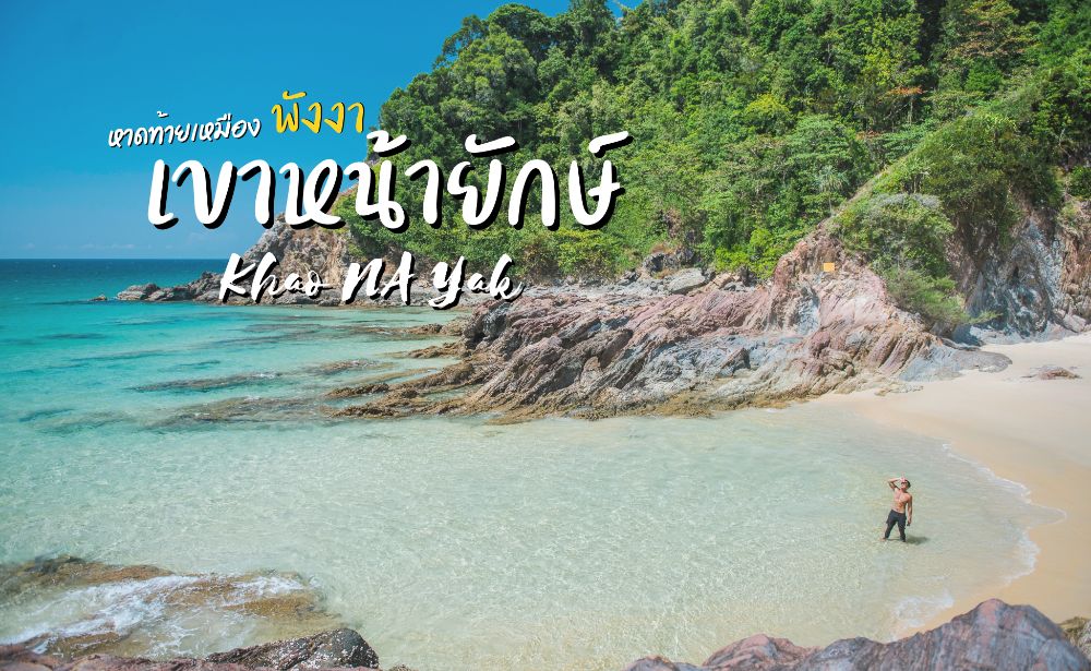 ชายหาดทรายเล็ก ๆ ที่มีน้ำทะเลสีฟ้าใสราวกับเทอร์ควอยซ์ แนวชายฝั่งที่เต็มไปด้วยโขดหิน และป่าเขียวขจีหนาแน่นเป็นฉากหลัง ทำให้เขาหมาป่าเป็น สถานที่ท่องเที่ยวตะกั่วป่า ที่ต้องไปเยือนในตะกั่วป่า จังหวัดพังงา ประเทศไทย.